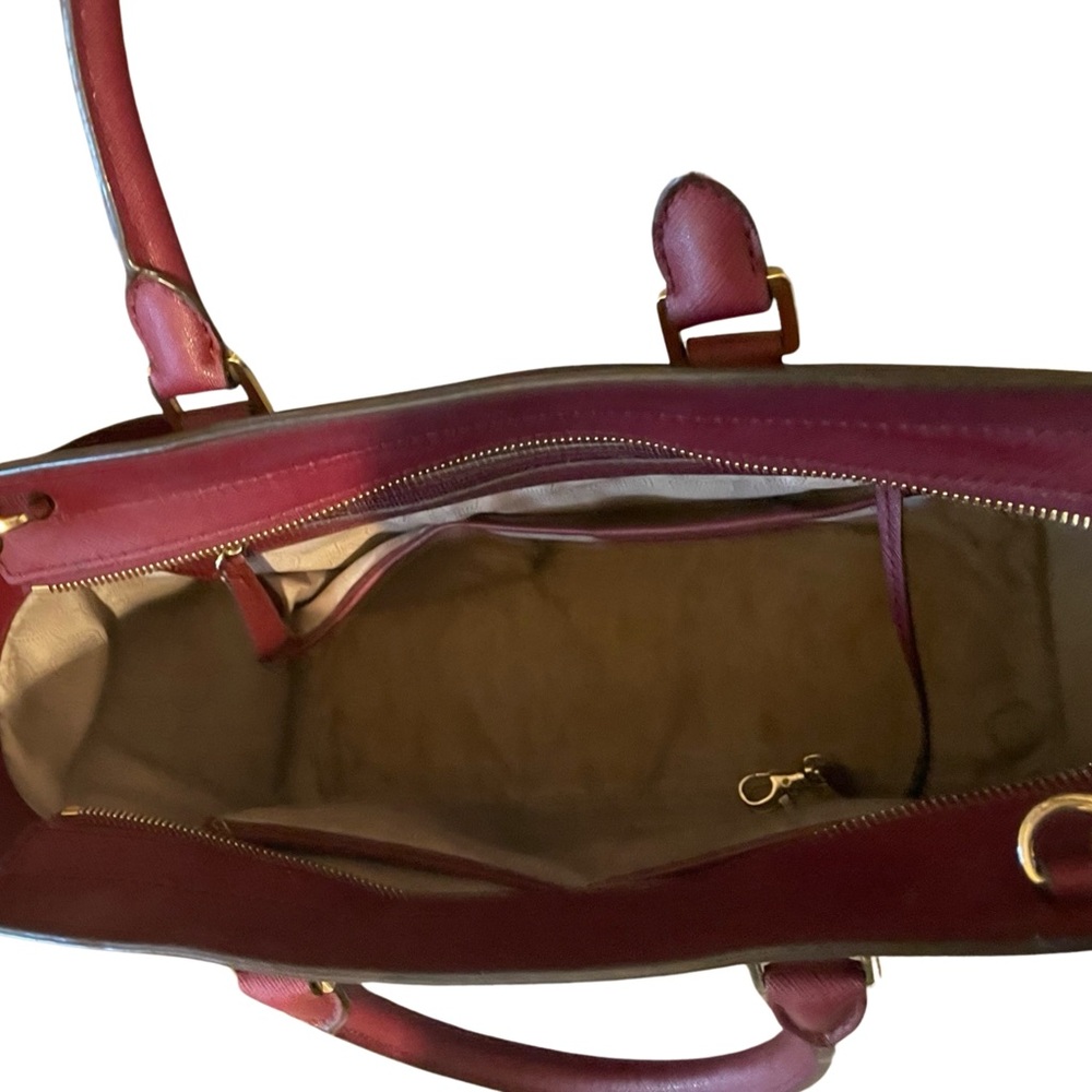 Michael Kors Selma Saffiano Leather Satchel/Crossbody Handbag - Picture 4 of 6